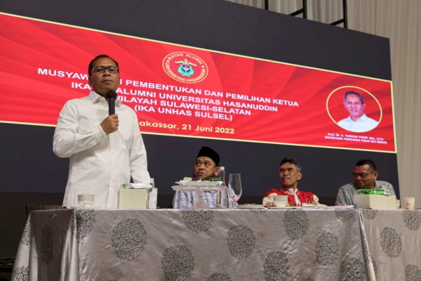 Danny Pomanto Pimpin IKA Unhas Sulsel, Ajak Alumni Kembangkan Sulawesi Selatan