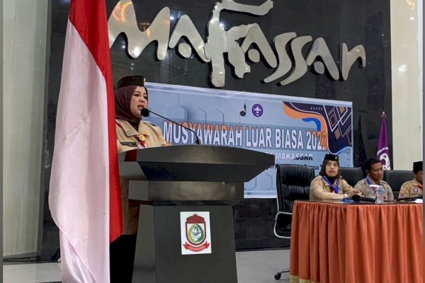 Secara Aklamasi, Fatmawati Rusdi Ditetapkan Jadi Ketua Kwarcab Pramuka Makassar