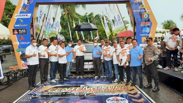 Kapolda Sulsel Resmi Melepas Peserta Kejurna and Fun Wisata Rally Benteng Kupa Putaran Pertama.