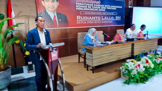 Ketua DPRD Rudianto Lallo Libatkan Emak-emak Atasi Kriminalitas di Makassar.