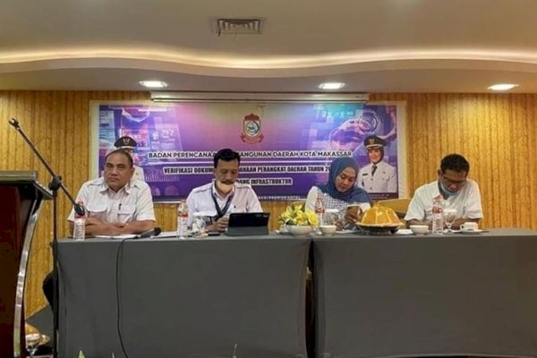 Bappeda Makassar Laksanakan Kegiatan Verifikasi Documen Perencanaan Tahun 2023