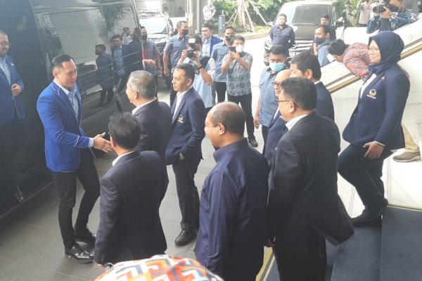 AHY Kembali Temui Surya Paloh, Jadi Kunjungan Ketiganya Bertemu NasDem