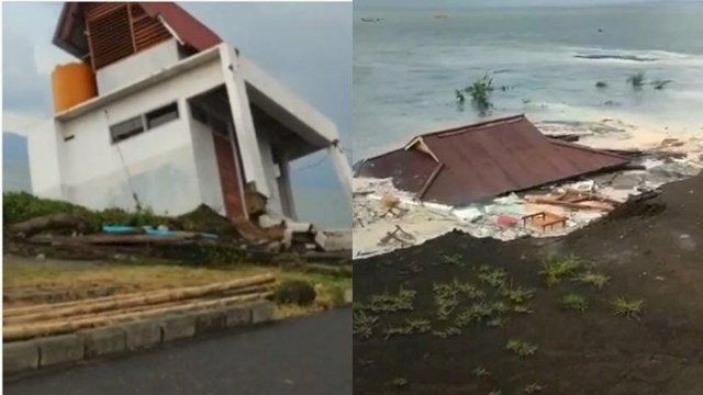Abrasi di Amurang Sulut.(F-INT)