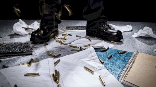 Ilustrasi penembakan.(F-INT)