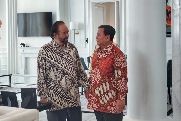 Surya Paloh Terima Silaturahmi Prabowo Subianto