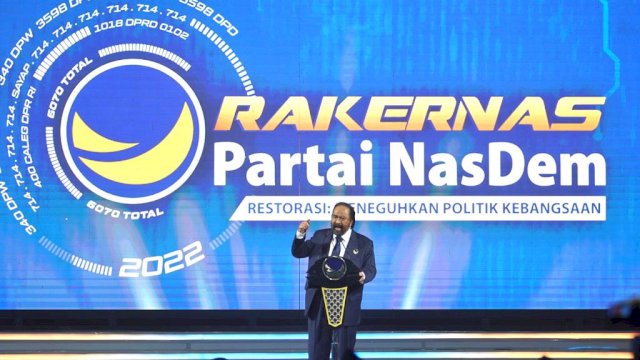 Ketua Umum Partai NasDem Surya Paloh. (F-IST)