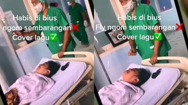 Gadis Ini Viral Menyanyi Lantang Setelah Siuman dari Operasi.(F-INT)