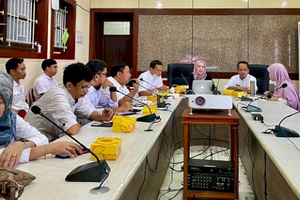 Jajaran Dinas PU Ikuti Rapat Monitoring dan Evaluasi di Kantir Bappeda Makassar