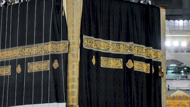 Kiswah Penutup Ka'bah Diganti saat Tahun Baru Islam 1 Muharram.(F-INT)