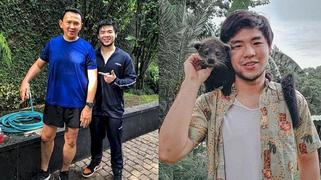Nicholas Sean bersama Ahok.(F-INT)