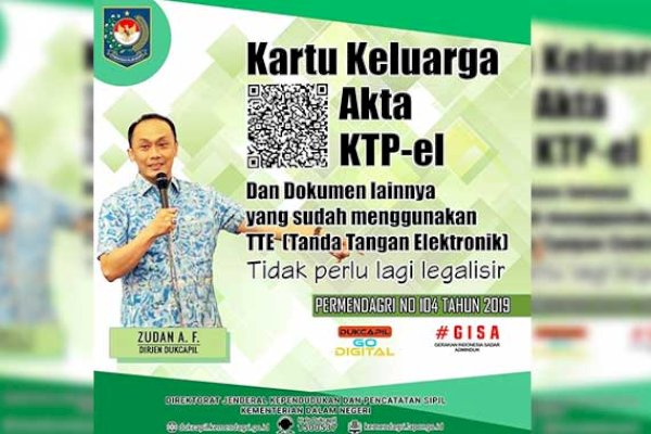 Kemendagri Beri Kemudahan, Dokumen dengan TTE Tidak Perlu Lagi Legalisir