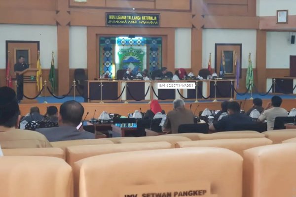 DPRD Pangkep Gelar Rapat Paripurna Pertanggungjawaban APBD 2021