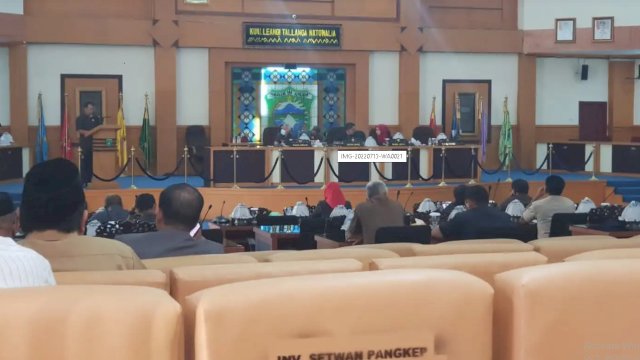 Rapat Paripurna DPRD Pangkep.(F-INT)