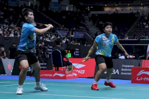 Apriyani/Fadia Juara Ganda Putri Singapore Open 2022