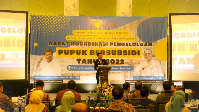 Mentan SYL: Permentan No 10/2022 Jaga Ketersediaan, Jangkauan dan Optimalisasi Pupuk Subsidi untuk Petani