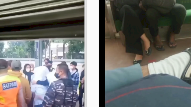 Pelecehan di KRL.(F-INT)