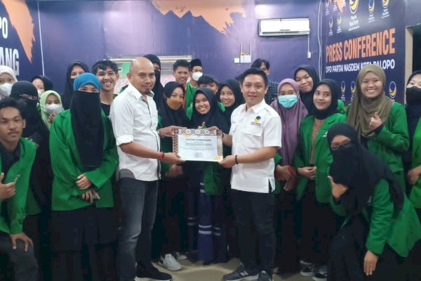 Mahasiswa IAIN Safari Intelektual ke DPD NasDem Palopo