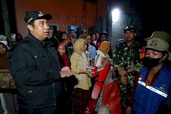 Bupati Maros HAS Chaidir Syam Tinjau Lokasi Terdampak Bencana Alam Angin Puting Beliung