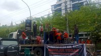 Ratusan Eks Ketua RT/RW di Makassar Unjuk Rasa Tagih Insentif di Kantor DPRD Makassar