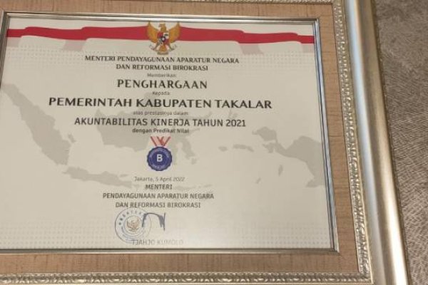 Kemenpan RB Akui Pemkab Takalar Berkinerja Baik