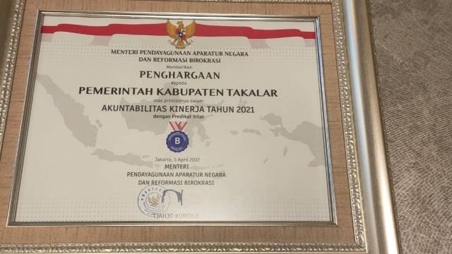 Kemenpan RB Akui Pemkab Takalar Berkinerja Baik