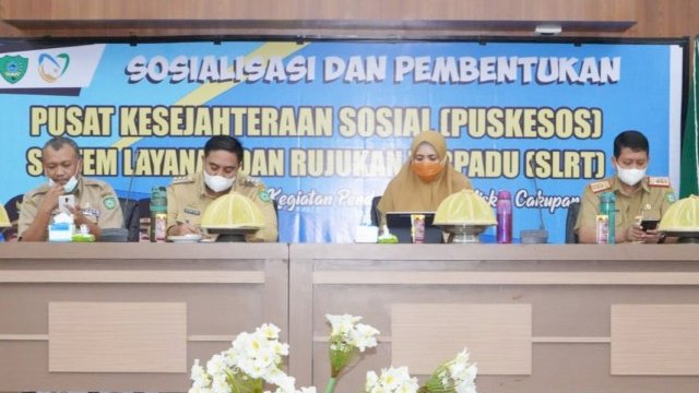 Bupati Maros HAS Chaidir Syam Buka Kegiatan Sosialisasi PUSKESOS