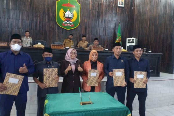 DPRD Palopo Sahkan Perubahan Komposisi Alkep