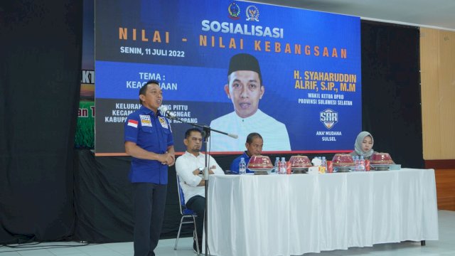 Wakil Ketua DPRD Sulsel, Syaharuddin Alrif