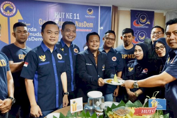 HUT Ke-11 Garda Pemuda NasDem, Ketua GPND Sulsel: Kader Harus Lebih Siap Hadapi Pemilu 2024!