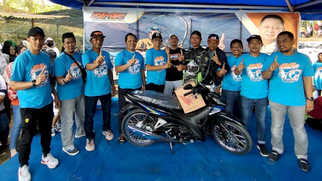 Lomba Mancing Nasional Bersama RMS di Pinrang, Penjual Bakso Dapat Hadiah Motor