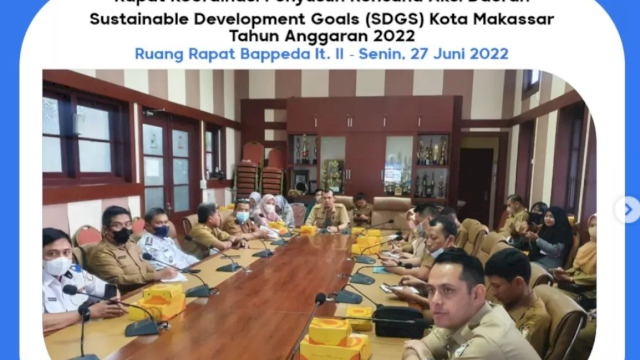 Bappeda Makassar Gelar Rakor Tentang Rencana Aksi Daerah SDGS