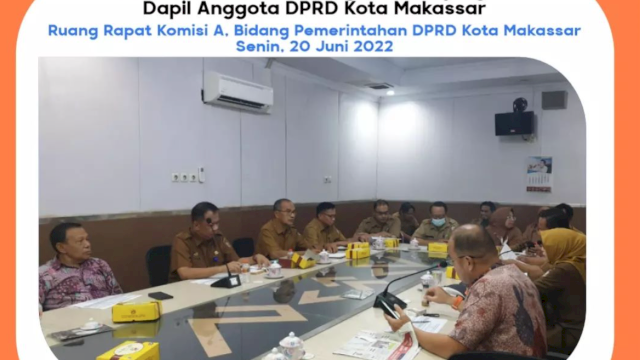 Sekretaris Bappeda Makassar Ikuti Pembahasan Kunjungan Dapil Anggota DPRD