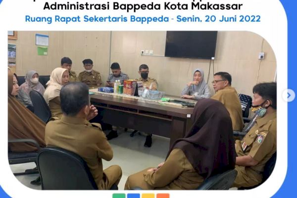 Bappeda Makassar Gelar Rapat Administrasi