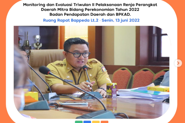 Bapenda Makassar Laksanakan Monitoring Evaluasi Triwulan II