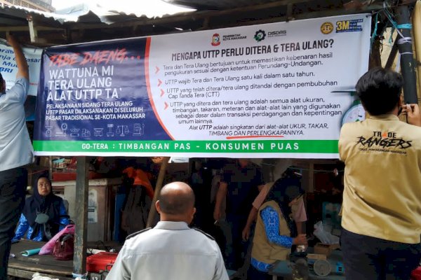 Metrologi Legal Disdag Makassar Kembali Rilis Penerimaan Jasa Tera Selama Juni 2022