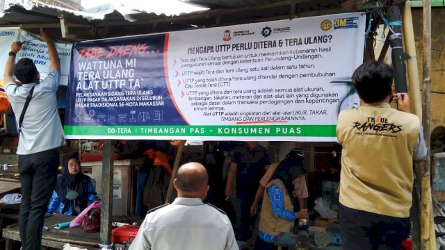 UPT Metrologi Legal Disdag Makassar. (f-Humas)