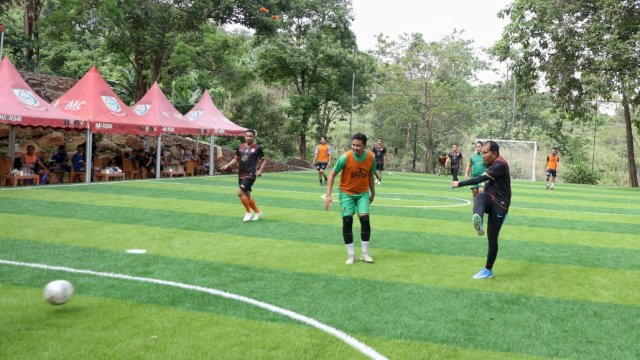 Danny Pomanto saat main futsal.(F=HUmas)