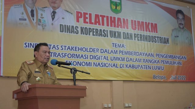 DKUP Luwu Gelar Pelatihan bagi Pelaku UMKM.