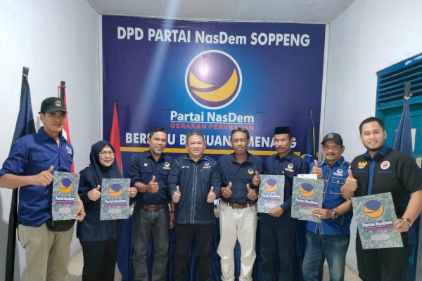 NasDem Soppeng Buka Pendaftaran Bacaleg, Kompak Anggota Fraksi Daftar di Hari Pertama