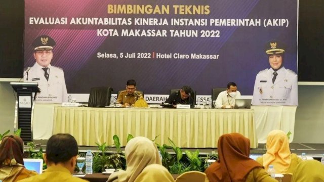 Bimbingan Teknis Evaluasi AKIP. (F-Humas) 