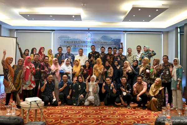 Perkuat Peran dan Fungsi Humas OPD se-Sulsel, Diskominfo Sulsel Gelar Workshop Kehumasan