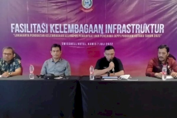 Bappeda Makassar Lakukan Kegiatan Fasilitiasi Kelembagaan Infrastruktur