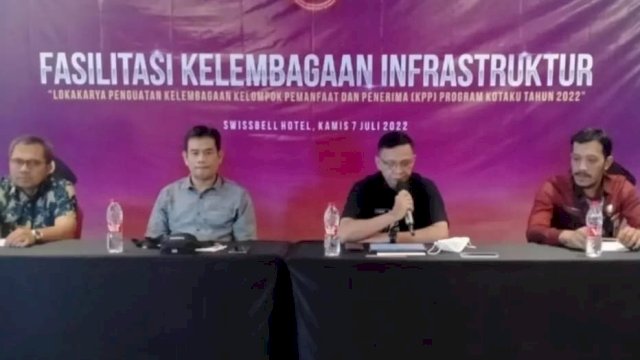 Kegiatan Fasilitiasi Kelembagaan Infrastruktur. (F-Humas)