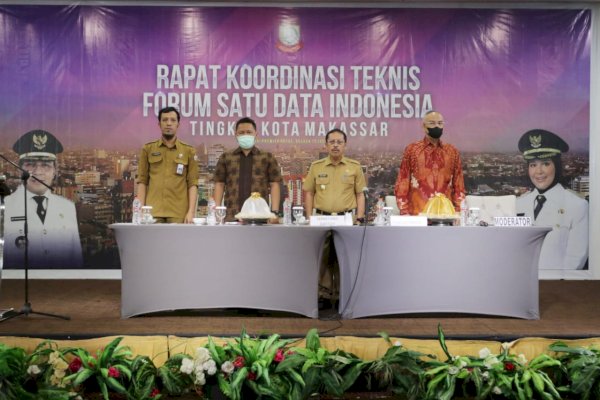 Sinkronisasi Data SKPD, Bappeda Gelar Rapat Teknis Forum Satu Data Indonesia Tingkat Kota Makassar