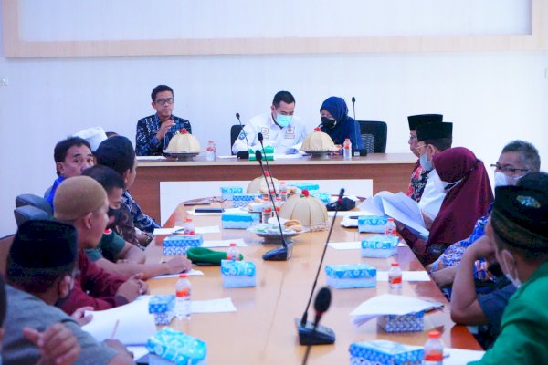 Bahas Dana Hibah, Bupati Yusran Bertemu Pengurus Masjid se-Kabupaten Pangkep