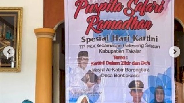 Ketua TP PKK Takalar Irma Andriani: Puspita Merupakan Wadah Keagamaan