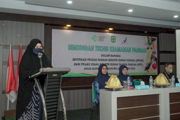 Utamakan Keamanan Pangan, Dinkes Luwu Gelar Bimtek Bagi Pelaku Usaha IRTP