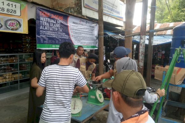 Pedagang di Pasar Panakkukang Sambut Baik Kegiatan Sidang Tera-Tera Ulang Disdag Makassar