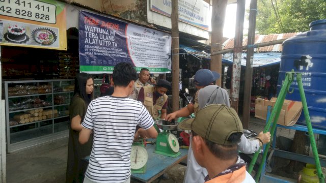 Pelaksanaan Sidang Tera-Tera Ulang di Pasar Panakkukang