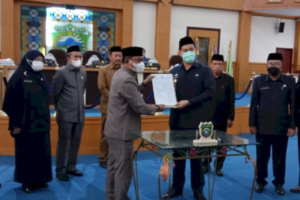 DPRD Pangkep Gelar Rapat Paripurna Tentang Pertanggungjawaban APBD 2021